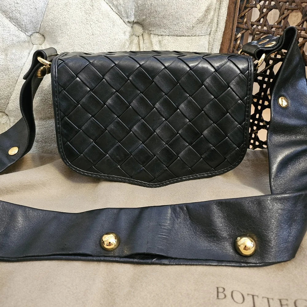 RARE Authentic vintage Bottega Veneta Intrecciato shoulder bag - Picture 2 of 16